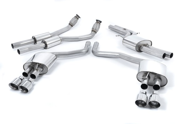 MILLTEK SPORTAUSPUFFANLAGE (TÜV) AUDI S7 SPORTBACK 4.0 TFSI QUATTRO S TRONIC AB2012-2018