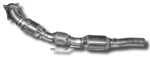 HJS ECE TUNING DOWNPIPE AUDI A3 8P / SEAT LEON 1P / SKODA OCTAVIA RS MK2 / VW Golf 5 & 6 GTI 2.0