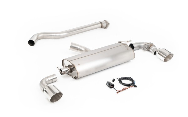 MILLTEK SPORTAUSPUFFANLAGE (TÜV) PASSEND FÜR KLAPPE STRAIGHT PIPE PASSEND FÜR TOYOTA YARIS GR GEN2