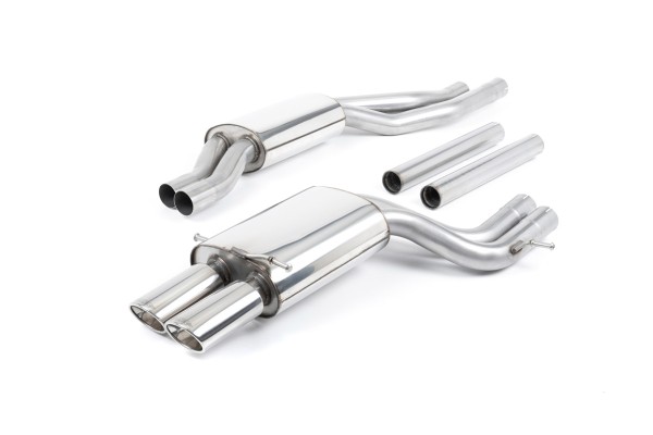 MILLTEK SPORTAUSPUFFANLAGE (TÜV) AUDI S4 2.7T QUATTRO B5