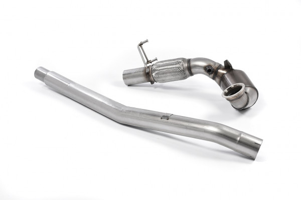 MILLTEK DOWNPIPE/SPORTKAT-KOMBI TÜV VW GOLF MK7 & 7.5 GTI & SEAT LEON CUPRA 280 & 290 & 300