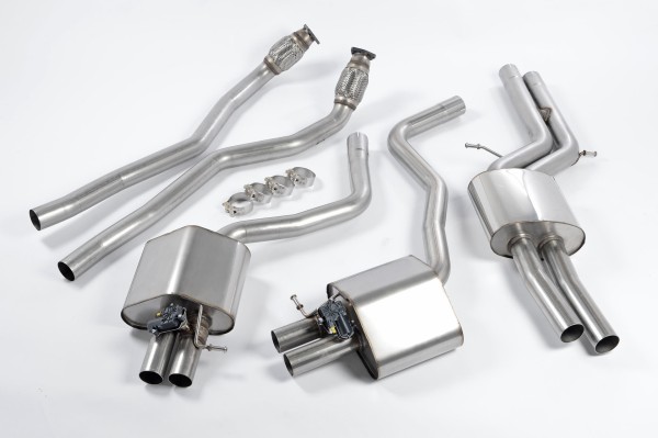 MILLTEK SPORTAUSPUFFANLAGE AUDI RS6 C7 4.0 TFSI BITURBO QUATTRO (TÜV)