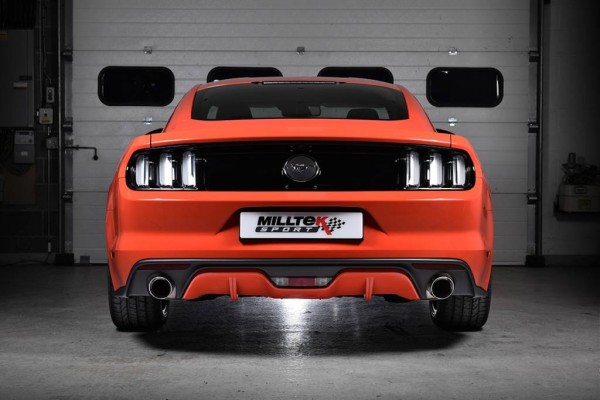 MILLTEK SPORTAUSPUFFANLAGE SINGLE FORD MUSTANG 2015 2.3L