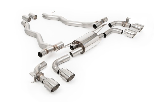 MILLTEK SPORTAUSPUFFANLAGE PASSEND FÜR BMW M5 4.4L TWIN TURBO G90&G99 (OPF)