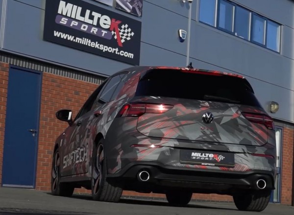 MILLTEK SPORTAUSPUFFANLAGE (TÜV) VW GOLF MK8 GTI (245PS)