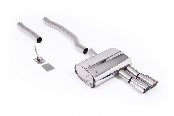 MILLTEK SPORTAUSPUFFANLAGE (TÜV) F56 MINI COOPER S 2.0 TURBO - LCI 70MM (GPF/OPF) AB2020-24