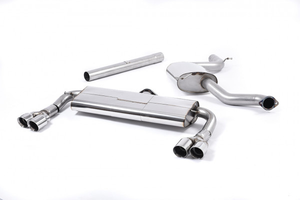MILLTEK SPORTAUSPUFFANLAGE (TÜV) SEAT LEON CUPRA 280 & 290 2.0 TSI OHNE OPF