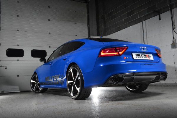 MILLTEK SPORTAUSPUFFANLAGE AUDI RS7 C7 4.0 TFSI BITURBO QUATTRO (TÜV)