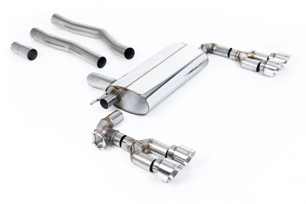 MILLTEK SPORTAUSPUFFANLAGE (TÜV) M2 STYLE BMW 128TI F40 5 DOOR (OPF) & M135i F40