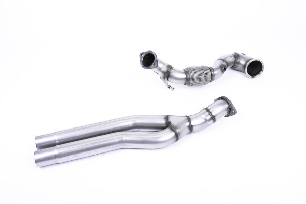 MILLTEK DOWNPIPE/KATERSATZ AUDI RS3 SALOON/SEDAN 400PS (8Y MQB) AB2017