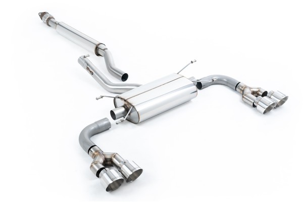 MILLTEK SPORTAUSPUFFANLAGE 4-FLUTIG (TÜV) PASSEND FÜR TOYOTA GR86