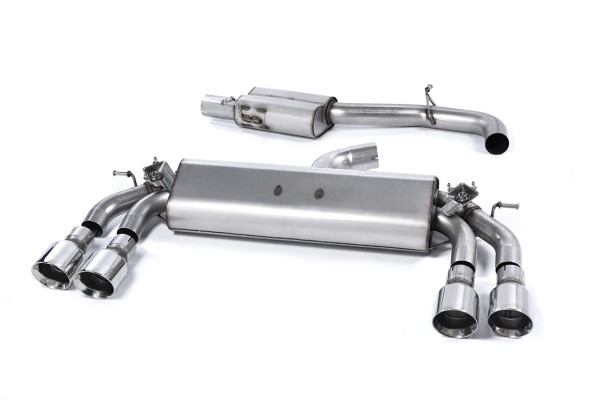 MILLTEK SPORTAUSPUFFANLAGE PASSEND FÜR AUDI S3 2.0TFSI QUATTRO SPORTBACK 8V/8V.2 (TÜV)